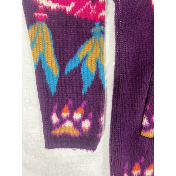 Yari Artesanias Full Zip Wool Sweater Men Size Large Native Southwestern Tribal - Picture 6 of 16